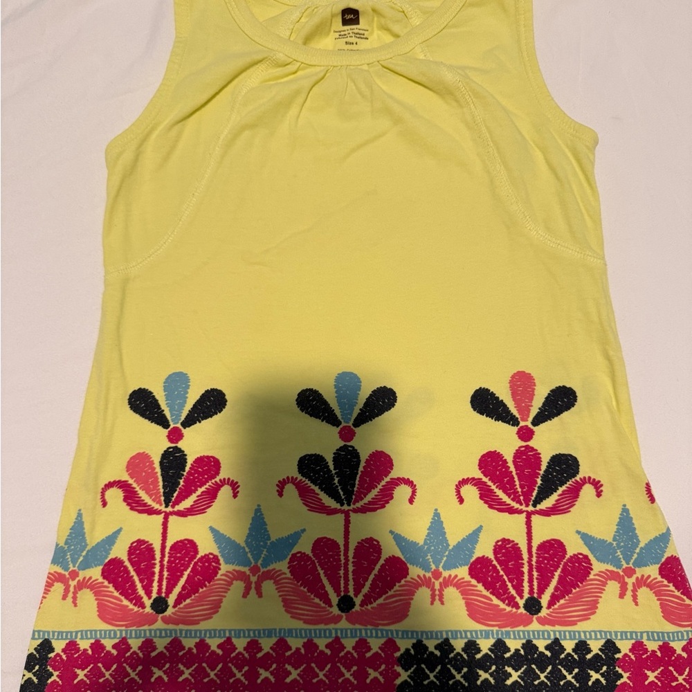Tea Collection Floral Patterned Kids Dress